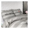 Kép 3/5 - Mr és Mrs ágyneműhuzat pároknak (King Size) - Szürke/grafit