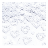 Kép 1/2 - Fehér szív konfetti (csipkés mintával) 15gr