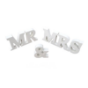 Kép 1/2 - Mr & Mrs fa felirat (fehér)