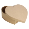 Kép 1/3 - Kraft szív alakú doboz
