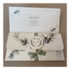 Kép 1/3 - Esküvői tanú felkérő kártya borítékkal (Green leaves)