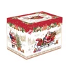 Kép 2/2 - Szánkó formájú karácsonyi porcelán kínáló tál - Christmas Memories (Easy Life) 14,5 x 8 x 10,5cm 