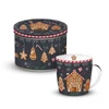 Kép 1/4 - Mézeskalács karácsonyi porcelán bögre fémdobozban - Gingerbread (Easy Life) 350ml
