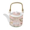 Kép 3/4 - Álmok kertje - Porcelán teáskanna készlet 2 pohárral szűrővel (Easy Life) 
