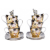 Kép 3/5 - Klimt: A Csók - Hatszemélyes porcelán készlet