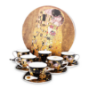 Kép 1/5 - Klimt: A Csók - Hatszemélyes porcelán készlet