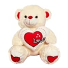 Kép 1/2 - Nagy plüss maci LOVE feliratos szívvel (60cm)