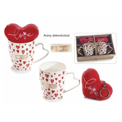 Veled együtt - Porcelán szett - Ajándékcsomag szerelmeseknek