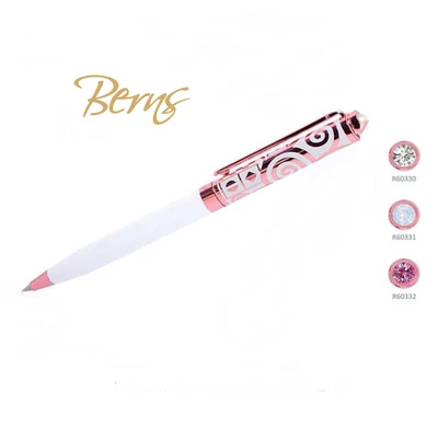 Berns – kristályos golyóstoll (fehér- rose gold)