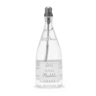 Esküvői buborékfújó (pezsgősüveg formájú)