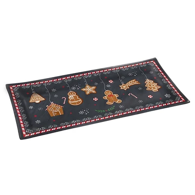 Mézeskalács karácsonyi üvegtál - Gingerbread (Easy Life)