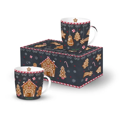 Mézeskalács karácsonyi bögre szett párban - Gingerbread (Easy Life) 2db-os