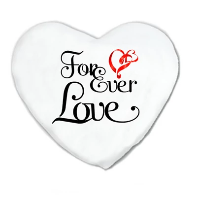 Forever Love szív alakú párna