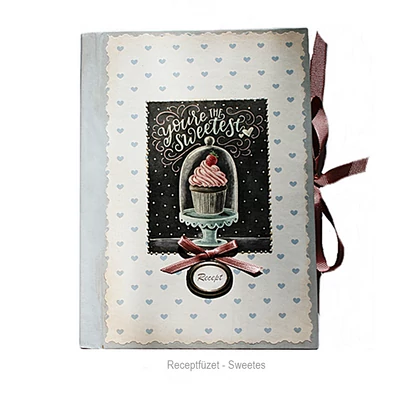 Vintage receptfüzet - Sweetes (Hand Made)