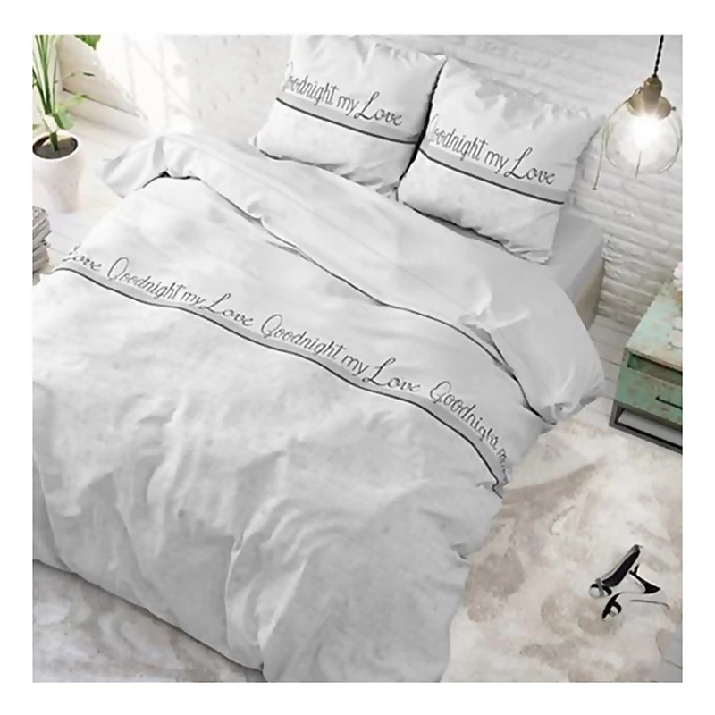 Jó éjszakát szerelmem - Pamut ágynemű garnitúra pároknak (140x220cm)