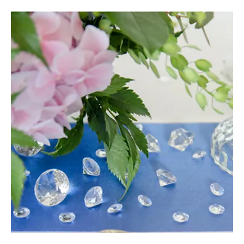 Átlátszó gyémánt konfetti - Asztali dekoráció