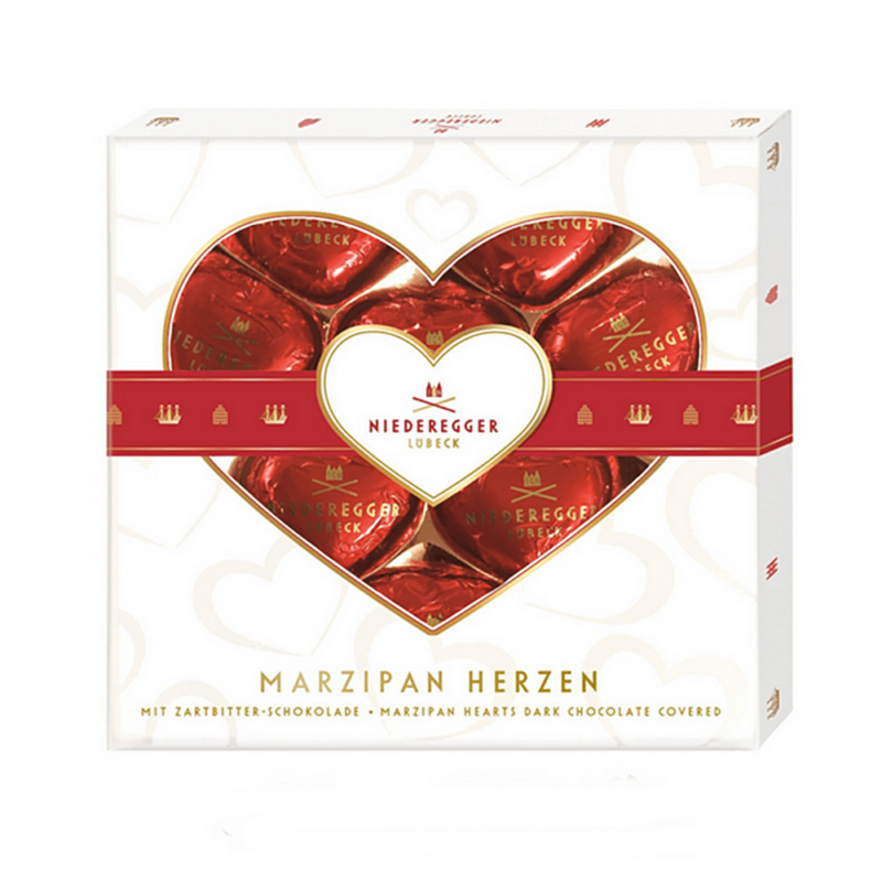 Marcipán szívdesszert (Niederegger) 125gr