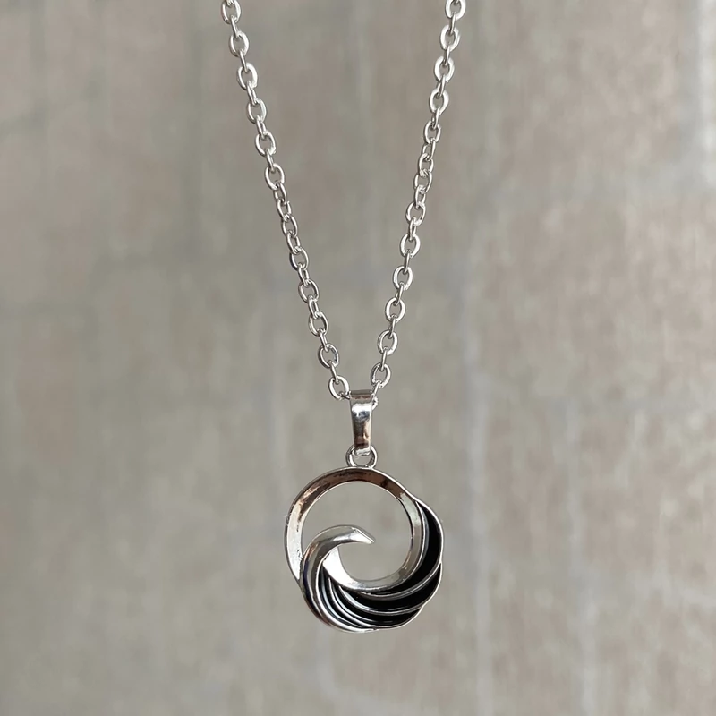 Nemesacél páros nyaklánc szerelmeseknek-férfi medál (Repülj velem) 