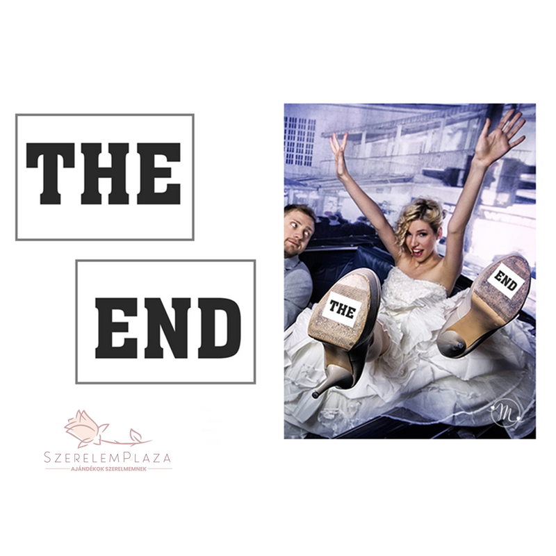 Cipő matrica (The End)