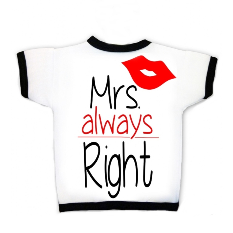 Mrs Alwys Right - Üvegpóló