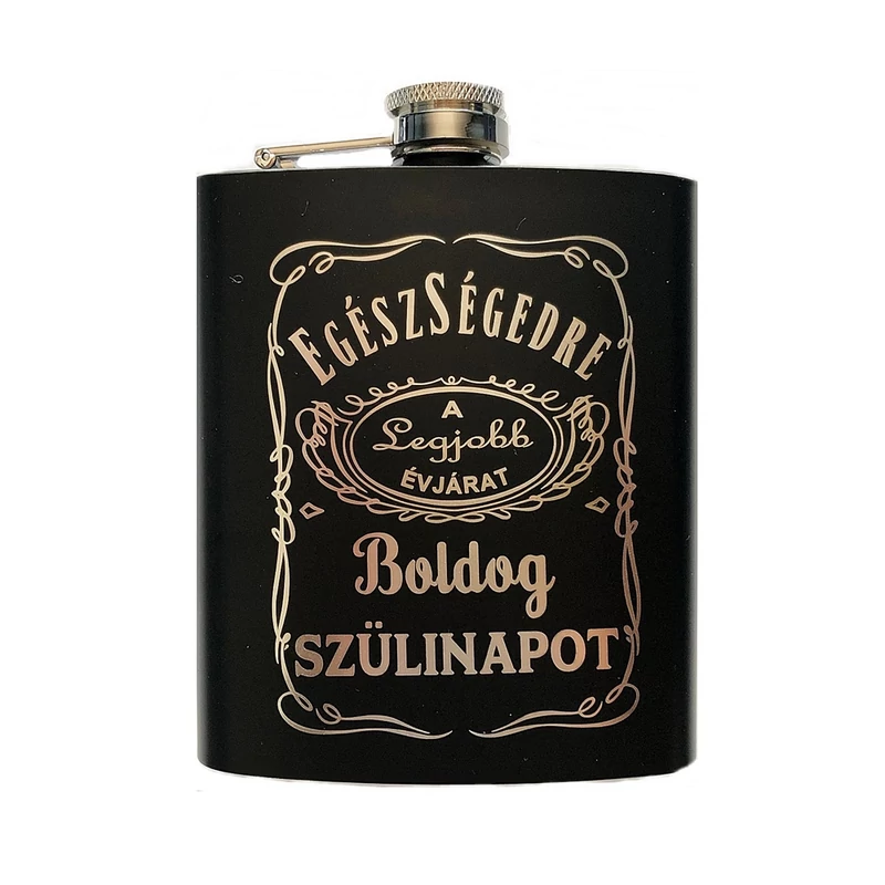 Rozsdamentes acél flaska születésnapra