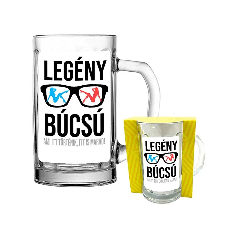 Vicces söröskorsó legénybúcsúra - Legénybúcsú (500ml)