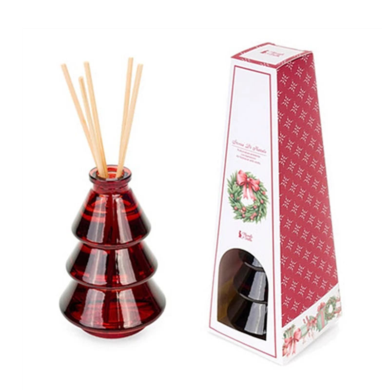 Szobaillatosító rattan pálcikával karácsonyi díszdobozban - Storia di Natale  (100ml)