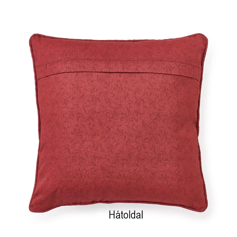Karácsonyi pamut párna töltelékkel, patkós mintával - Giostra (40x40cm) 