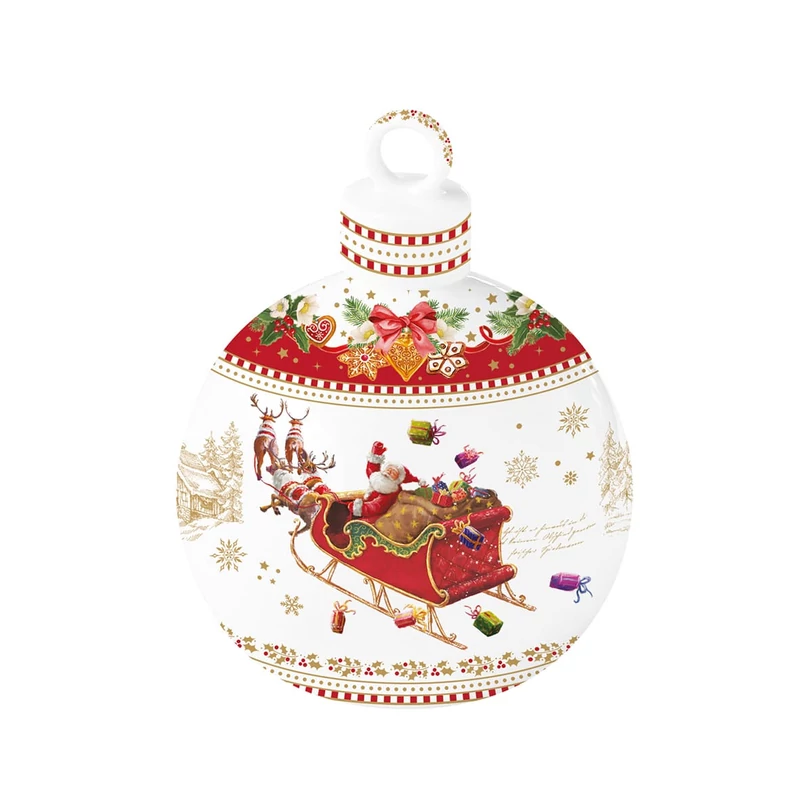 Karácsonyi illatosító olaj rattan pálcikával porcelán tégelyben - Christmas memories (Easy Life) 10x13cm 