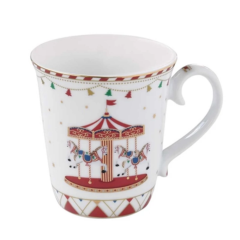Karácsonyi porcelán bögre szett 2 db-os - Christmas Wonderland (Easy Life) 