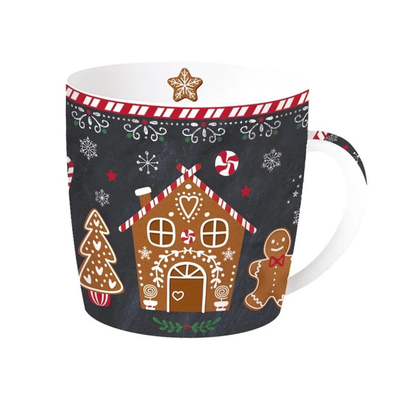 Mézeskalács karácsonyi porcelán bögre fémdobozban - Gingerbread (Easy Life) 350mlad (Easy Life) 350mld (Easy Life) 350ml 