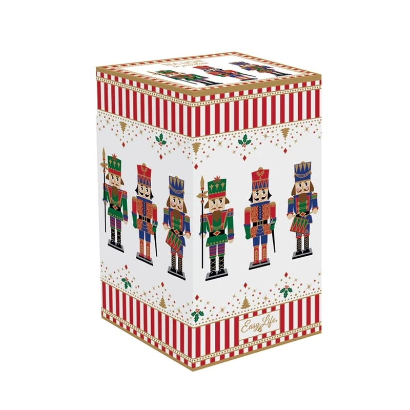 Karácsonyi porcelán mécsestartó házikó - diótörő - Nutcrackers (Easy Life)