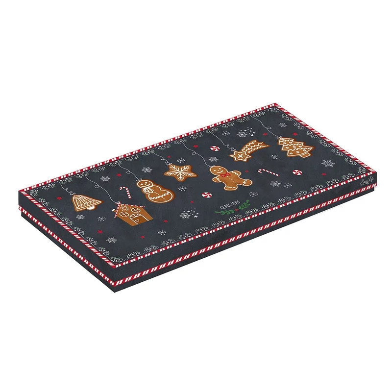 Mézeskalács karácsonyi üvegtál - Gingerbread (Easy Life)