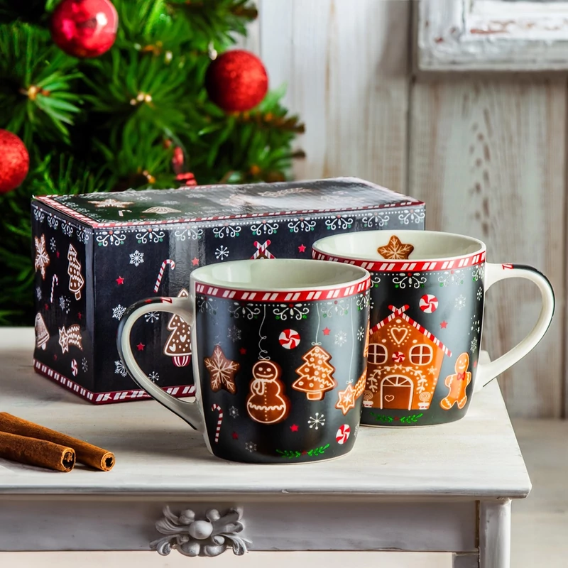 Mézeskalács karácsonyi bögre szett párban - Gingerbread (Easy Life) 2db-os 
