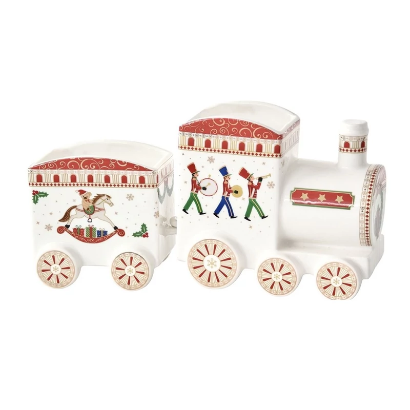 Polar Express - Karácsonyi porcelán vonat sütemény kínáló (Easy Life)