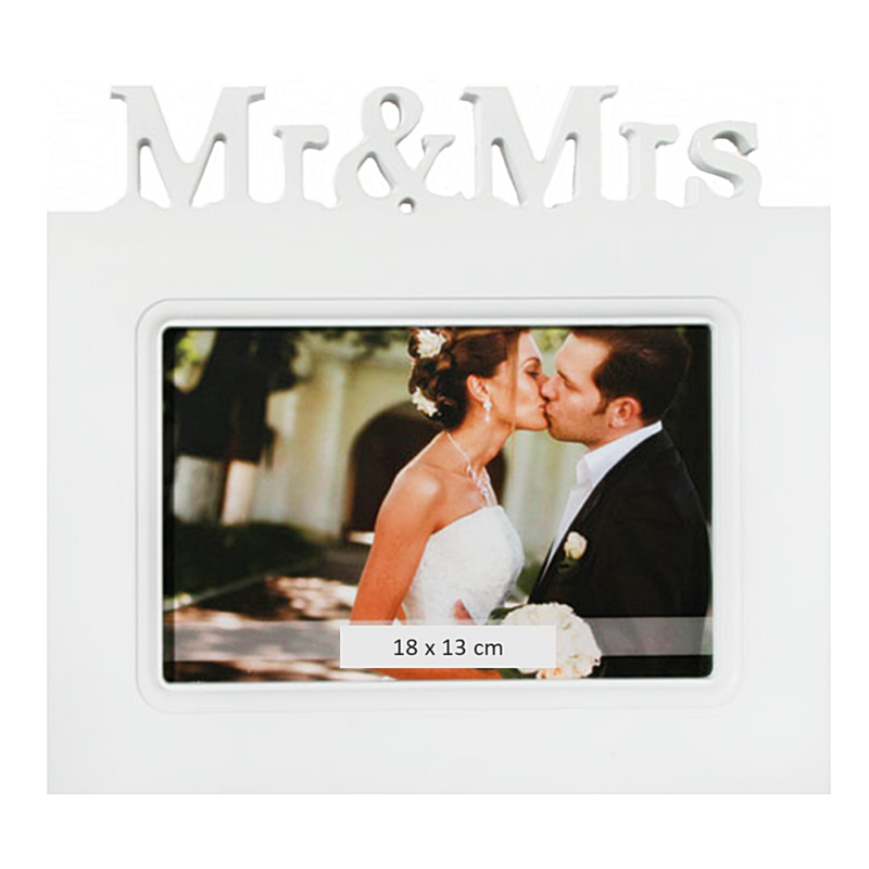 Mr & Mrs esküvői fotókeret