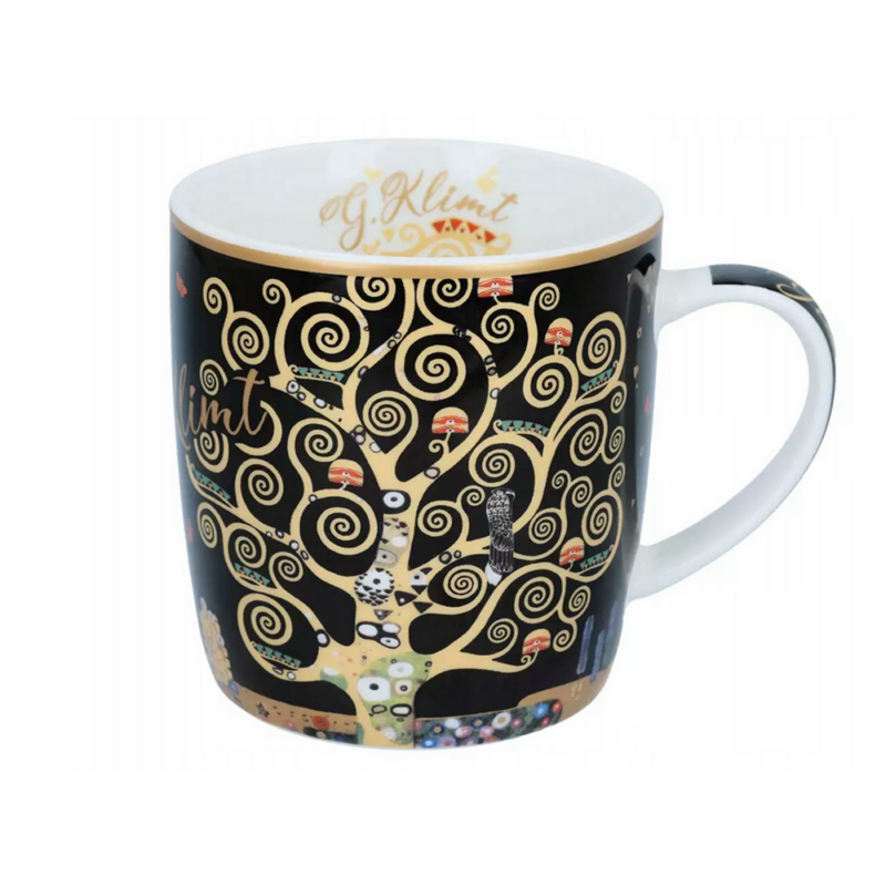 Klimt: Az élet fája - Porcelán bögre fémdobozban (4,5dl)