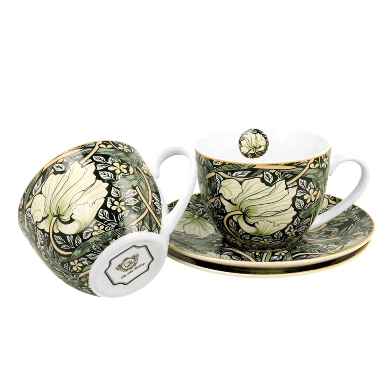 William Morris: Pimpernel - Kétszemélyes porcelán csésze tányérral (Duo Gift) 280ml 
