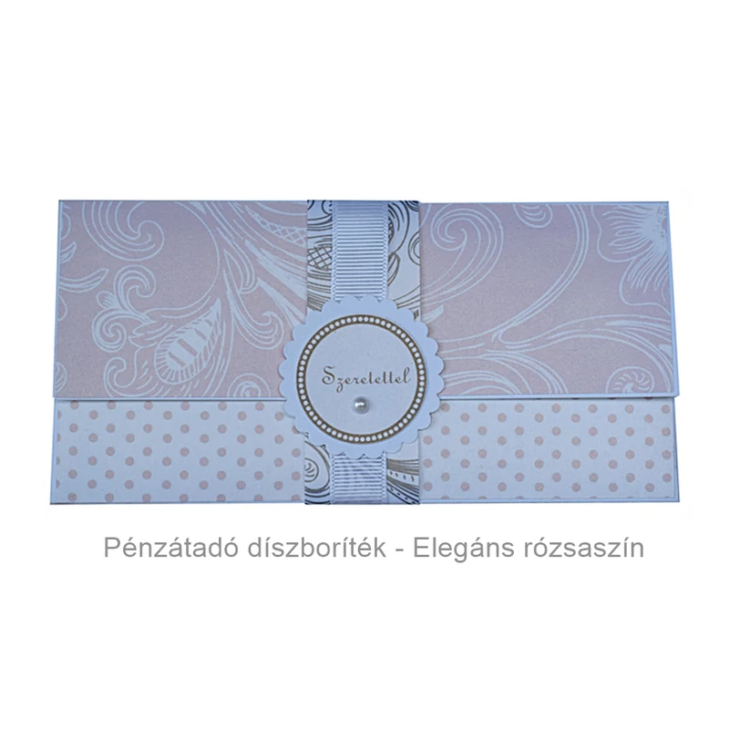 Pénzátadó boríték - Elegáns rózsaszín (Hand Made)