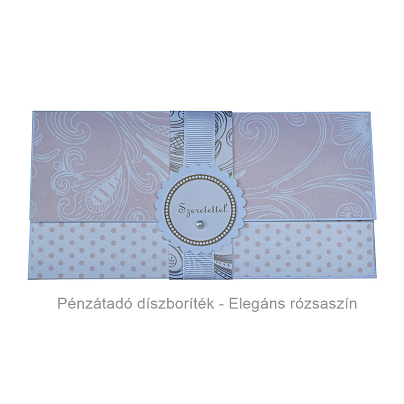 Pénzátadó boríték - Elegáns rózsaszín (Hand Made)