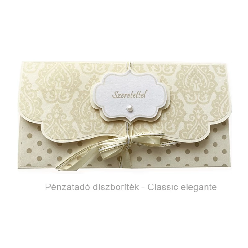 Pénzátadó boríték - Classic elegante (Hand Made)