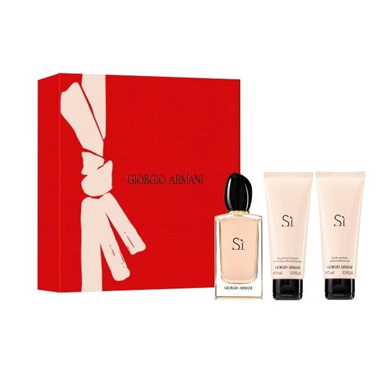 Giorgio Armani Si EDP 100 ml + SG 75 ml + BL 75 ml (parfüm szett nőknek)