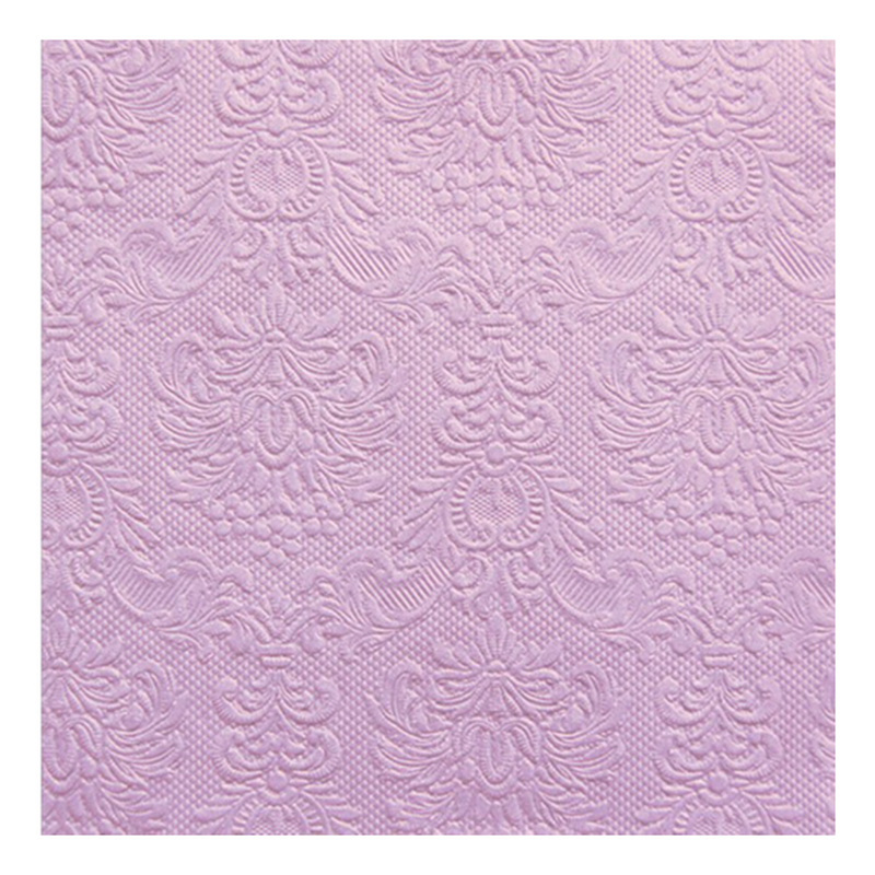 Esküvői szalvéta halvány orgonalila (33x33cm)