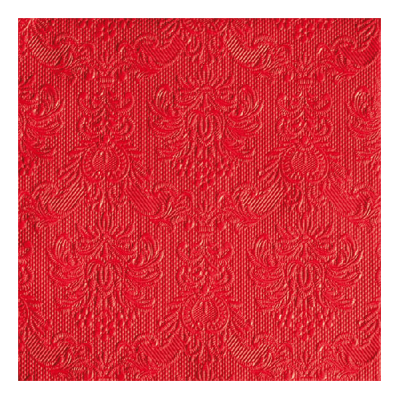 Esküvői szalvéta - vörös (33x33cm)
