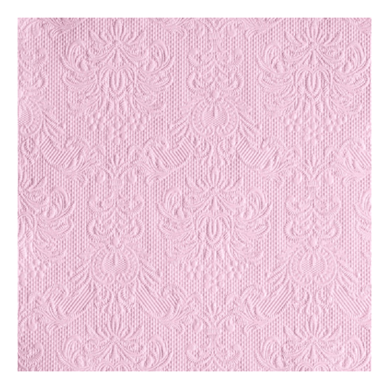 Esküvői szalvéta halvány (baba) rózsaszín (33x33cm)