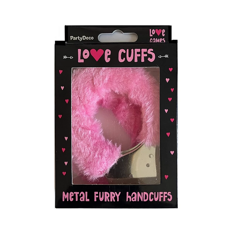 Rózsaszín plüss bilincs