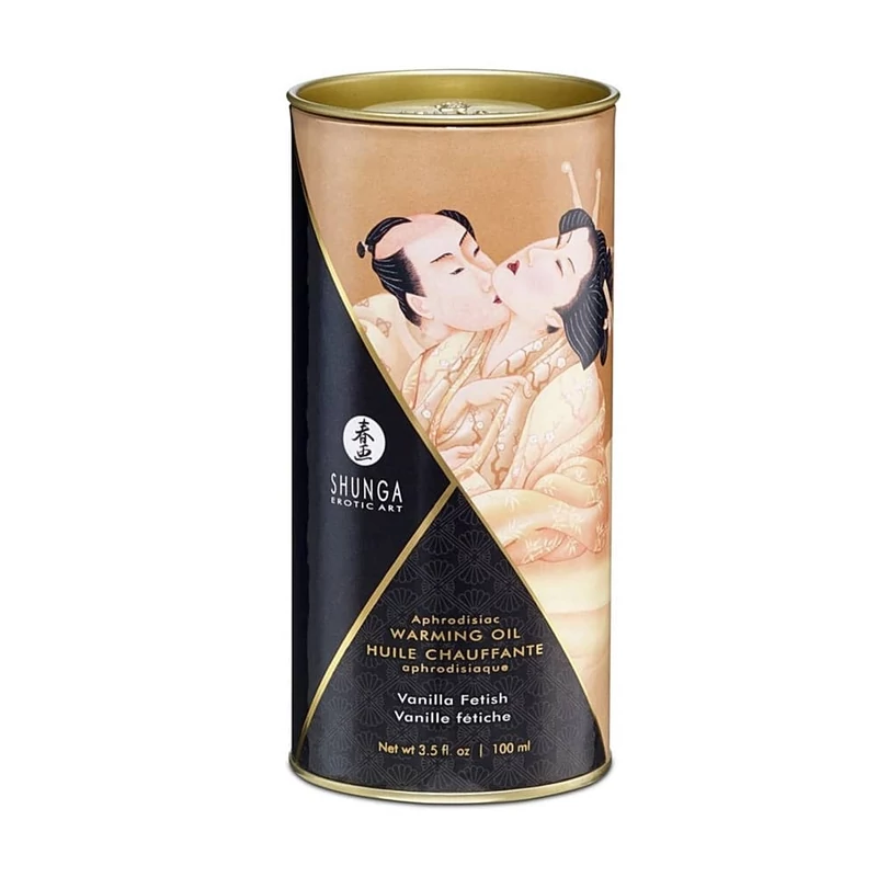 Vanília illatú afrodiziákumos masszázsolaj (Shunga)100ml