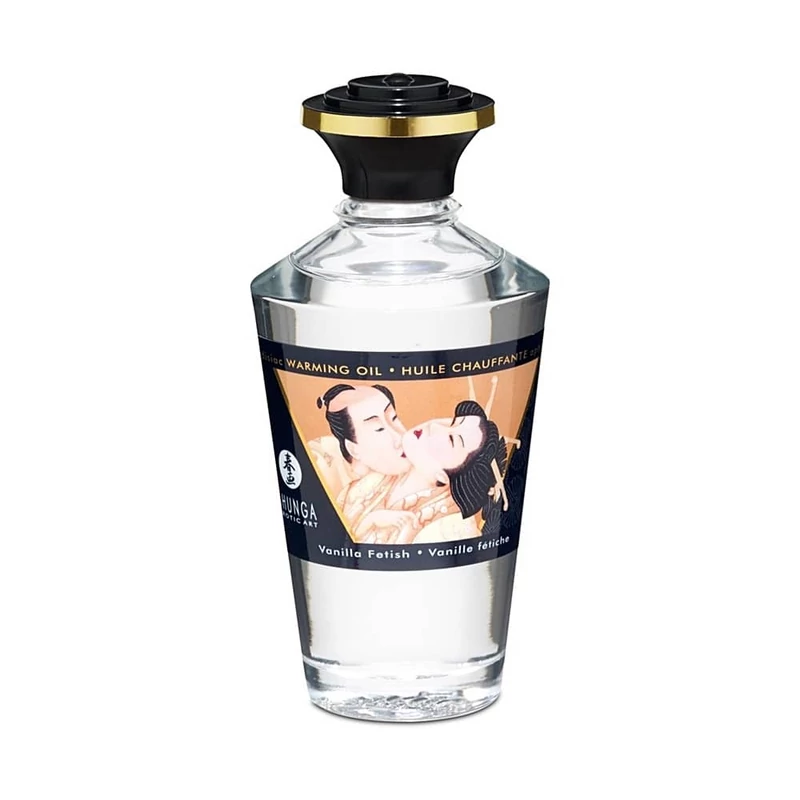 Vanília illatú afrodiziákumos masszázsolaj (Shunga)100ml