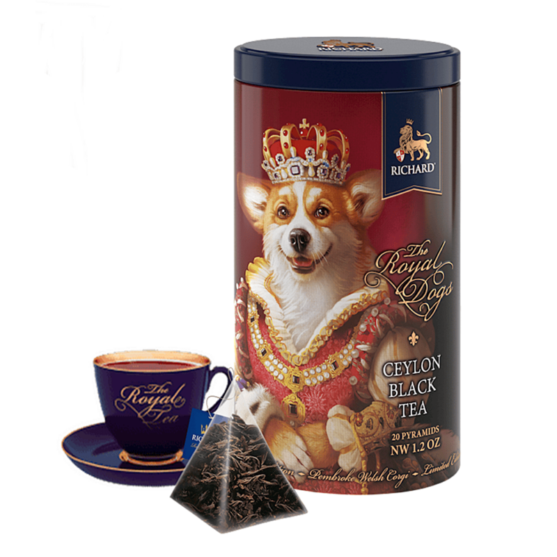 Richard Royal fémdobozos fekete tea - Royal Dogs (34gr)