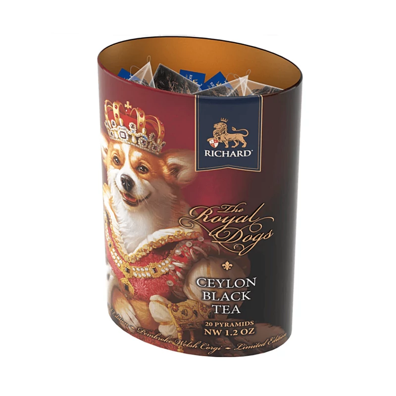 Richard Royal fémdobozos fekete tea - Royal Dogs (34gr)